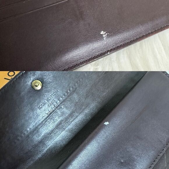 💯Authentic Louis Vuitton Vernis Trifold Long Wallet🍀 - Picture 6 of 16